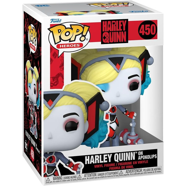Funko POP #450 Heroes DC Harley Quinn on Apokolips Figure